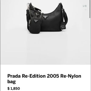 Prada Re-Edition 2005 Re-Nylon bag & wallet bundle